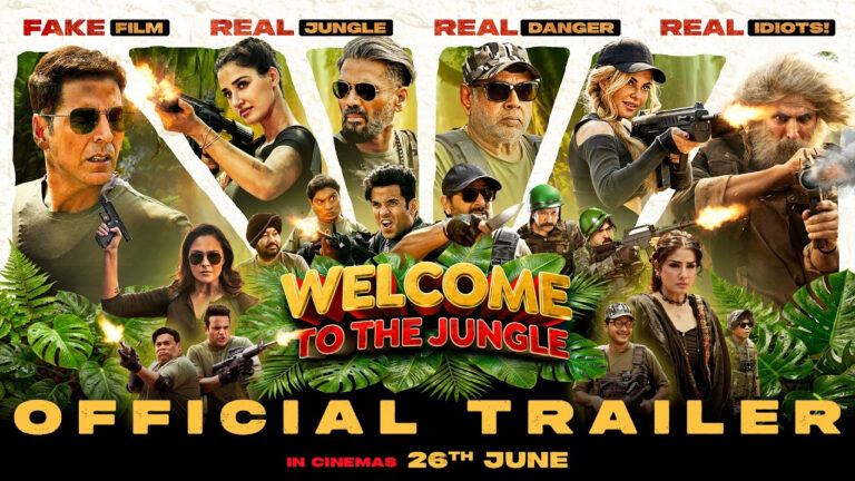 वेलकम टू द जंगल का ट्रेलर जारी, भारत की पहली 2000 करोड़ी फेक फिल्म में होगा फुल धमाल, गांववालों को बचाने निकली अक्षय की आर्मी