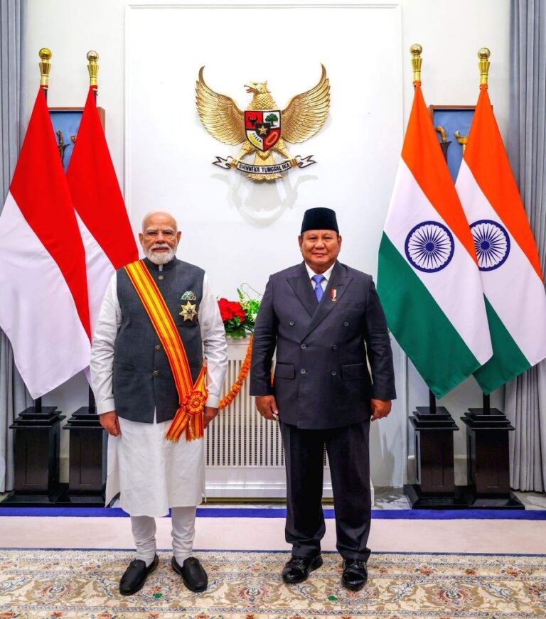 इंडोनेशिया ने पीएम मोदी को अपना सर्वोच्च सम्मान दिया, राष्ट्रपति सुबियांतो ने की घोषणा