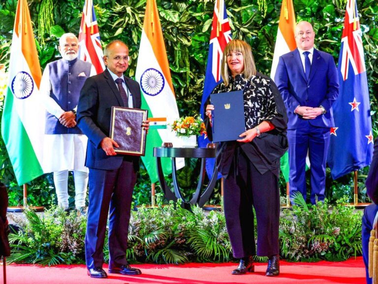 भारत-न्यूजीलैंड के बीच हुए 10 बड़े समझौते, प्रधानमंत्री मोदी बोले-2030 तक दोगुना होगा व्यापार