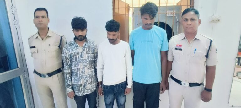 (राजनांदगांव) हाईवे पर ट्रकों से डीजल चोरी करने वाले अंतरराज्यीय गिरोह का भंडाफोड़, तीन आरोपी गिरफ्तार