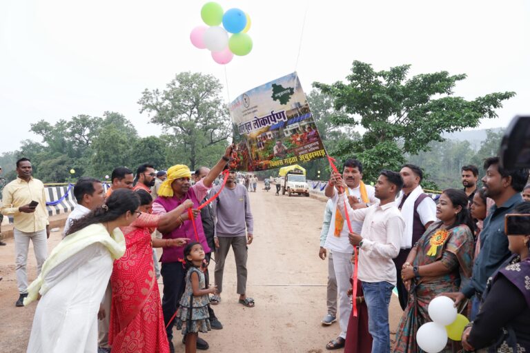 (नारायणपुर) 11.66 करोड़ रुपए की लागत से बने कुंदला नाला उच्च स्तरीय पुल का लोकार्पण आवागमन हुआ सुगम