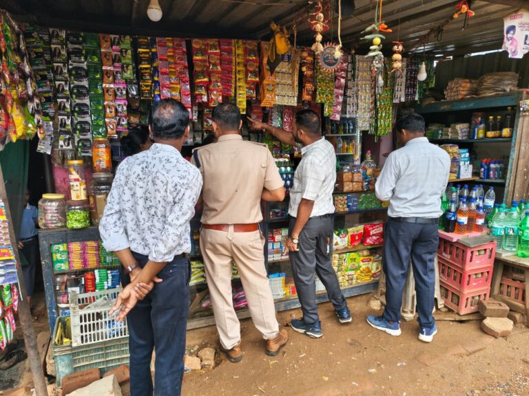 (नारायणपुर) नारायणपुर में कोटपा अधिनियम के तहत संयुक्त अभियान, 25 चालान काटे, 30 गुटखा पाउच जब्त
