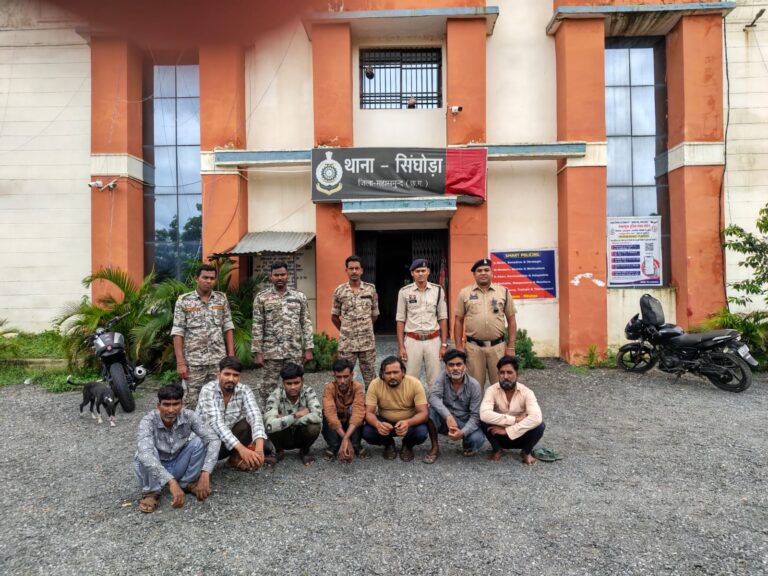 (महासमुंद) महासमुंद पुलिस का बड़ा खुलासा: पारधी गिरोह के 7 शातिर नकबजन गिरफ्तार, 12.46 लाख की संपत्ति बरामद