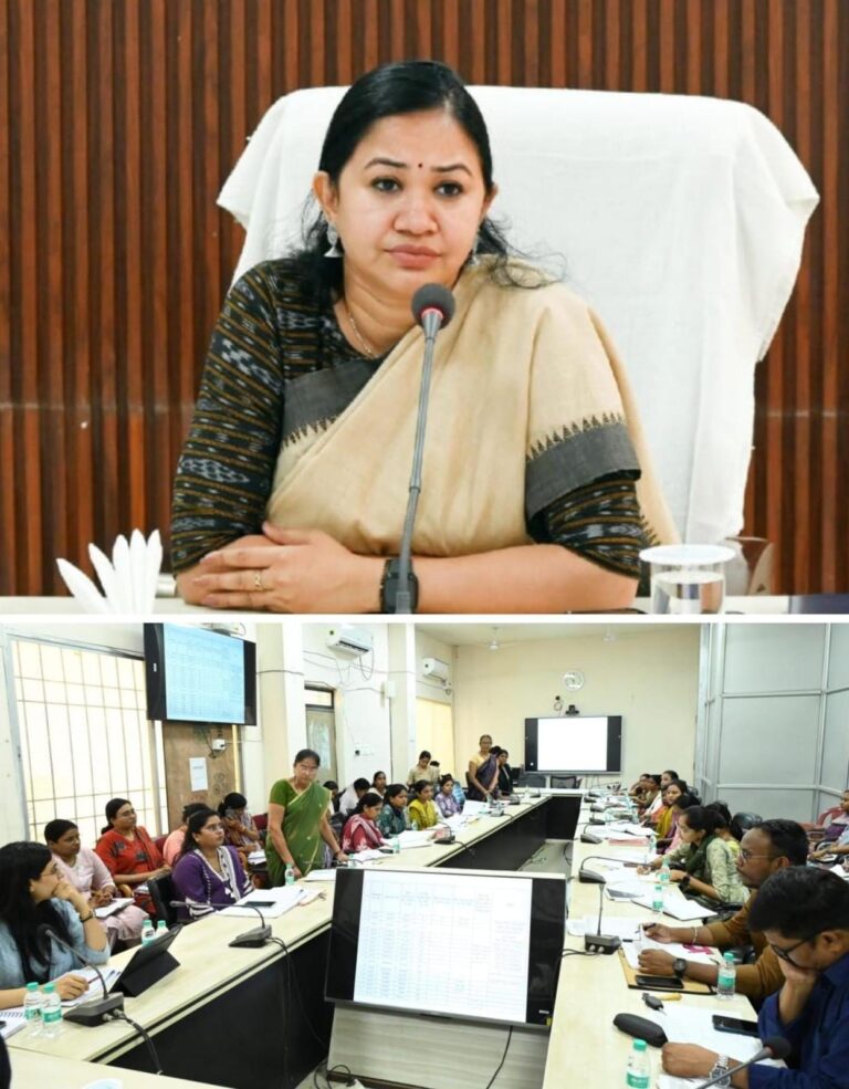 (सारंगढ़ बिलाईगढ़) कलेक्टर ने की महिला एवं बाल विकास विभाग के कार्यों की समीक्षा