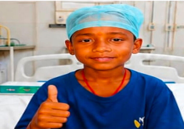 (रायपुर) ‘चिरायु’ की सतर्कता से थमी नहीं त्रिशांत के दिल की धड़कन; आरबीएसके ने मासूम को दिया नया जीवन