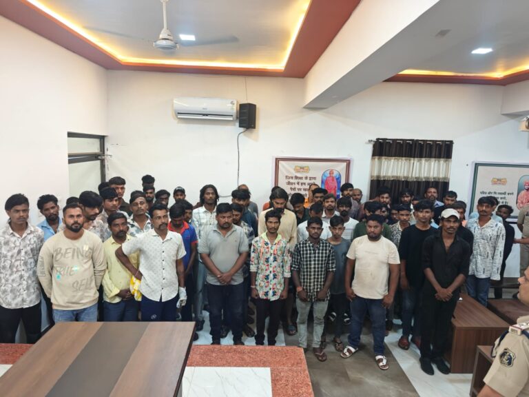 बिलासपुर में गुंडों पर पुलिस का बड़ा शिकंजा, 90 हिरासत में, 12 भेजे गए जेल