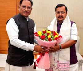 छत्तीसगढ़ के मुख्यमंत्री विष्णु देव साय ने नई दिल्ली में भाजपा के राष्ट्रीय अध्यक्ष नितिन नवीन से मुलाकात की।