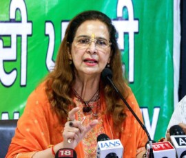 पूर्व विधायक नवजोत कौर सिद्धू ने चंडीगढ़ में एक संवाददाता सम्मेलन को संबोधित किया.