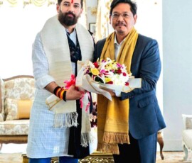 केंद्रीय मंत्री और लोक जनशक्ति पार्टी (राम विलास) के राष्ट्रीय अध्यक्ष चिराग पासवान ने शिलांग में मेघालय के मुख्यमंत्री कोनराड संगमा से मुलाकात की।