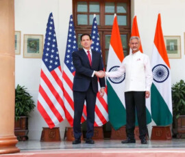 विदेश मंत्री एस. जयशंकर ने नई दिल्ली में अमेरिकी विदेश मंत्री मार्को रूबियो से मुलाकात की।
